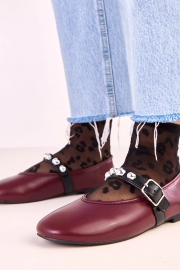 Balerinas Faira bordô com... 2