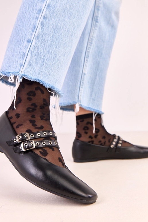 Balerinas Alfira pretas com bico... Balerinas Alfira pretas com bico...