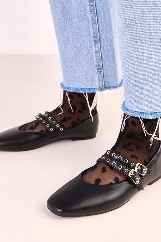 Balerinas Alfira pretas com bico... Balerinas Alfira pretas com bico...