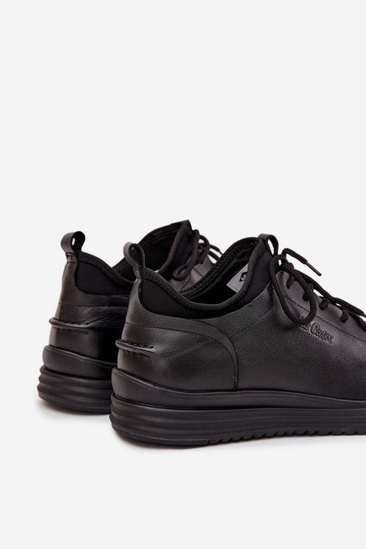 Pele Sapatos masculinos Lee Cooper LCJ-26-33-3964 cor preta Pele Sapatos masculinos Lee Cooper LCJ-26-33-3964 cor preta