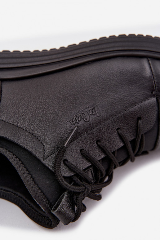 Pele Sapatos masculinos Lee Cooper LCJ-26-33-3964 cor preta Pele Sapatos masculinos Lee Cooper LCJ-26-33-3964 cor preta