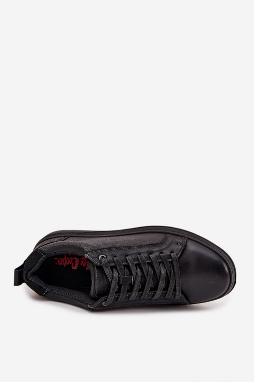 Pele À modalo de tênis Tem que sercho Lee Cooper LCJ-25-33-3965 cor preta