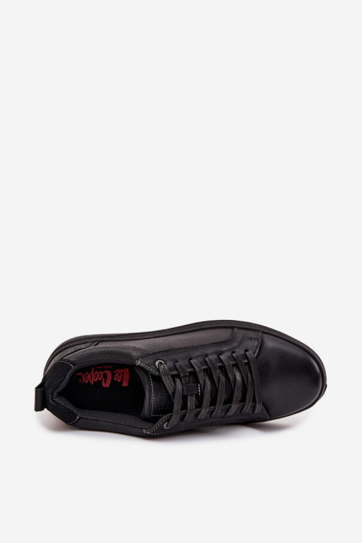 Pele À modalo de tênis Tem que sercho Lee Cooper LCJ-25-33-3965 cor preta