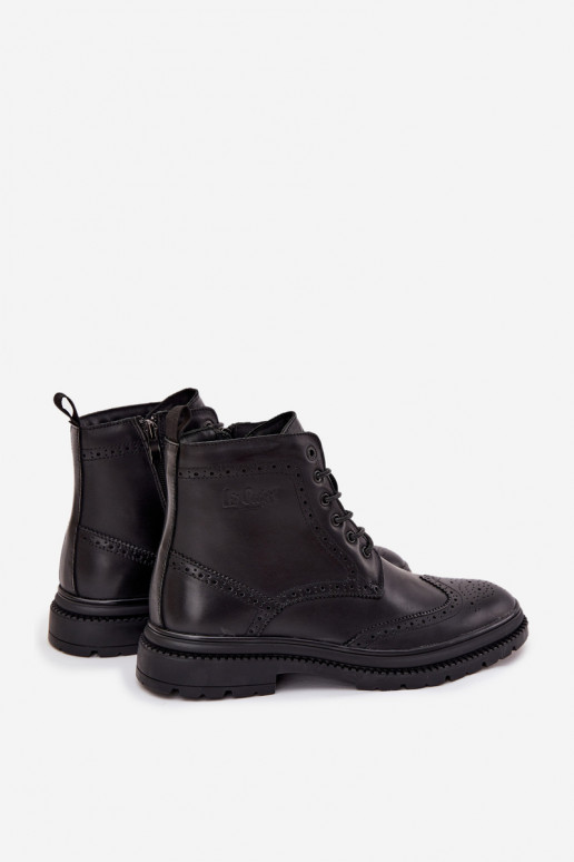 Pele Botas Tem que sercho Lee Cooper LCJ-25-33-3961 cor preta Pele Botas Tem que sercho Lee Cooper LCJ-25-33-3961 cor preta