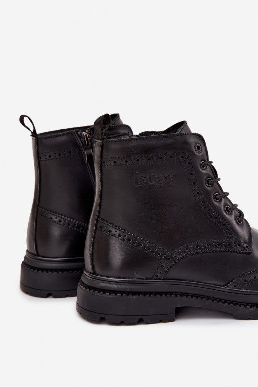 Pele Botas Tem que sercho Lee Cooper LCJ-25-33-3961 cor preta Pele Botas Tem que sercho Lee Cooper LCJ-25-33-3961 cor preta