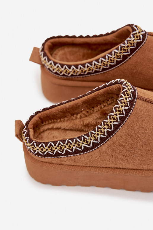 Botas de neve Infantil JuventudeHaftem com uma plataforma cor marrom Jolisse Botas de neve Infantil JuventudeHaftem com uma plataforma cor marrom Jolisse