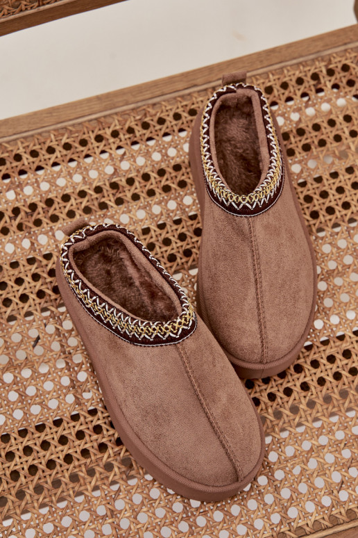 Botas de neve Infantil JuventudeHaftem com uma plataforma cor cáqui Jolisse Botas de neve Infantil JuventudeHaftem com uma plataforma cor cáqui Jolisse