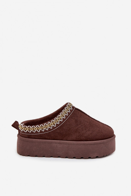 Botas de neve Infantil JuventudeHaftem com uma plataforma CzekoladoParae Jolisse Botas de neve Infantil JuventudeHaftem com uma plataforma CzekoladoParae Jolisse