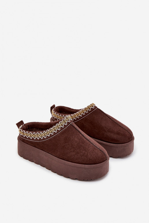 Botas de neve Infantil JuventudeHaftem com uma plataforma CzekoladoParae Jolisse Botas de neve Infantil JuventudeHaftem com uma plataforma CzekoladoParae Jolisse