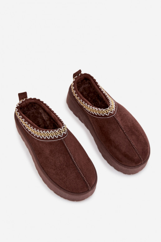 Botas de neve Infantil JuventudeHaftem com uma plataforma CzekoladoParae Jolisse Botas de neve Infantil JuventudeHaftem com uma plataforma CzekoladoParae Jolisse