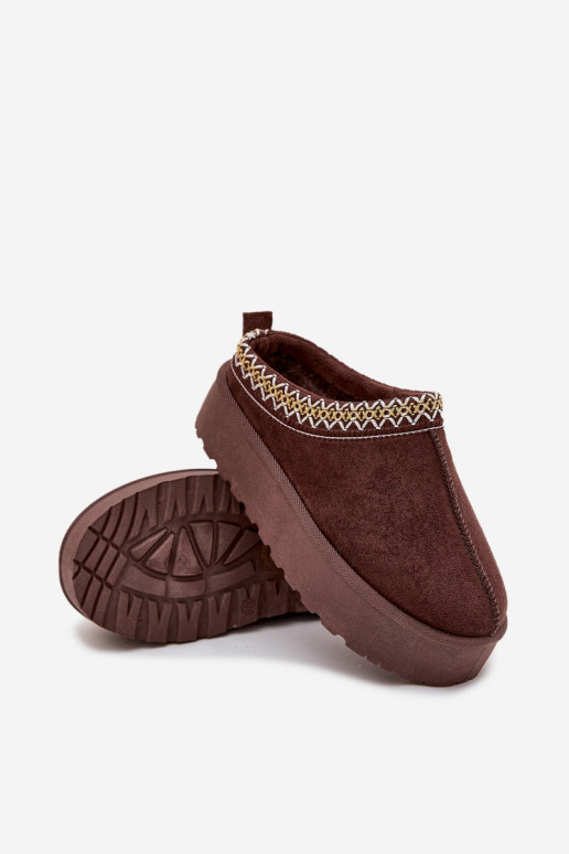 Botas de neve Infantil JuventudeHaftem com uma plataforma CzekoladoParae Jolisse Botas de neve Infantil JuventudeHaftem com uma plataforma CzekoladoParae Jolisse