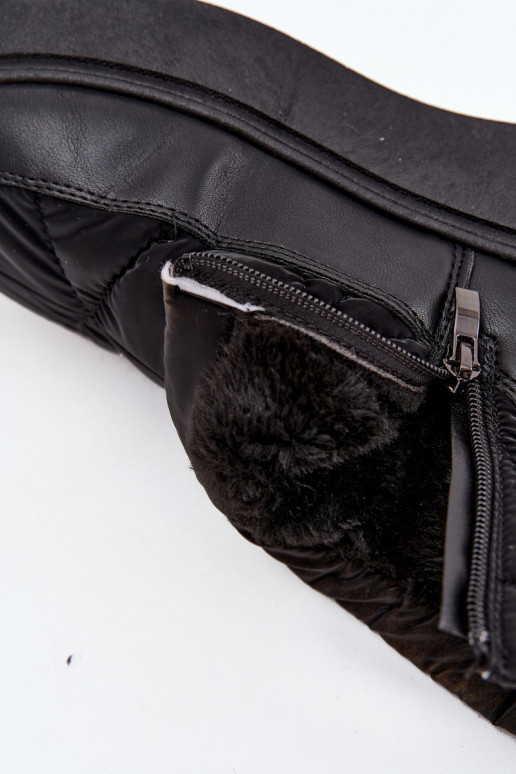 Botas de neve Feminino com uma plataforma aquecimento com pelo por dentro cor preta Tahlira Botas de neve Feminino com uma plataforma aquecimento com pelo por dentro cor preta Tahlira