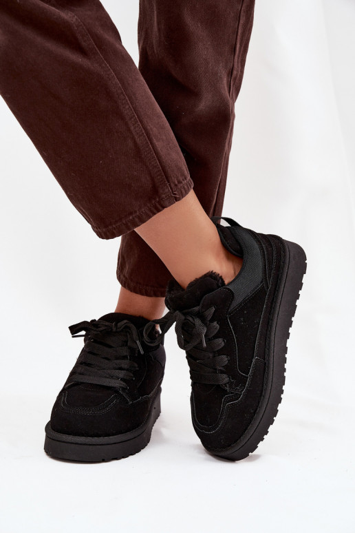 À modalo de tênis Feminino aquecimento com pelo por dentro cor preta Cyrissa À modalo de tênis Feminino aquecimento com pelo por dentro cor preta Cyrissa