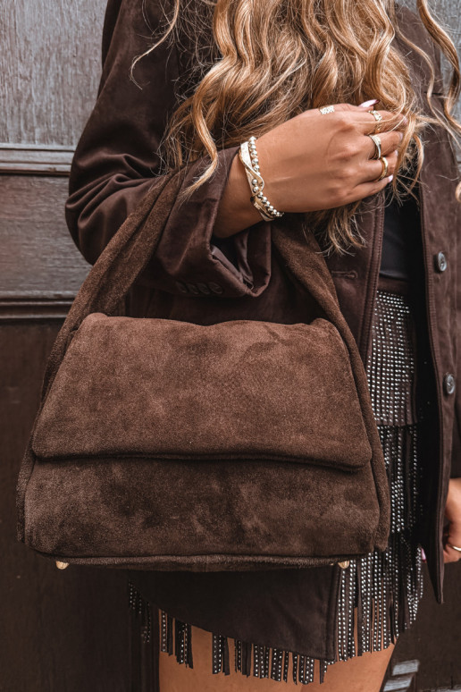 Skórzana de camurçaoParaa Portátil CzekoladoParaa Monelle