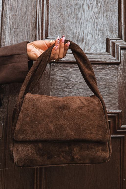 Skórzana de camurçaoParaa Portátil CzekoladoParaa Monelle Skórzana de camurçaoParaa Portátil CzekoladoParaa Monelle