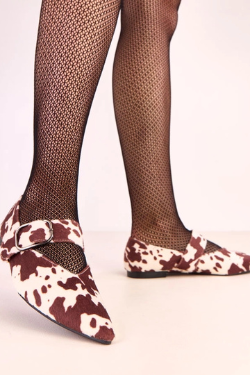 Bailarinas marrons com... 2