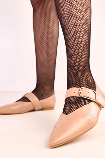 Bailarinas areia com fivela... 2