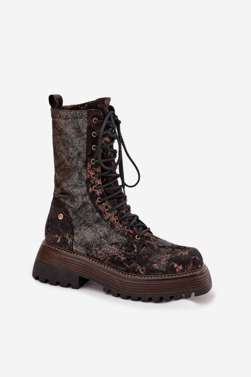 Botas femininas botas de montaria altas Tem que serciejka 06203-32 marrom-cor dourada Botas femininas botas de montaria altas Tem que serciejka 06203-32 marrom-cor dourada