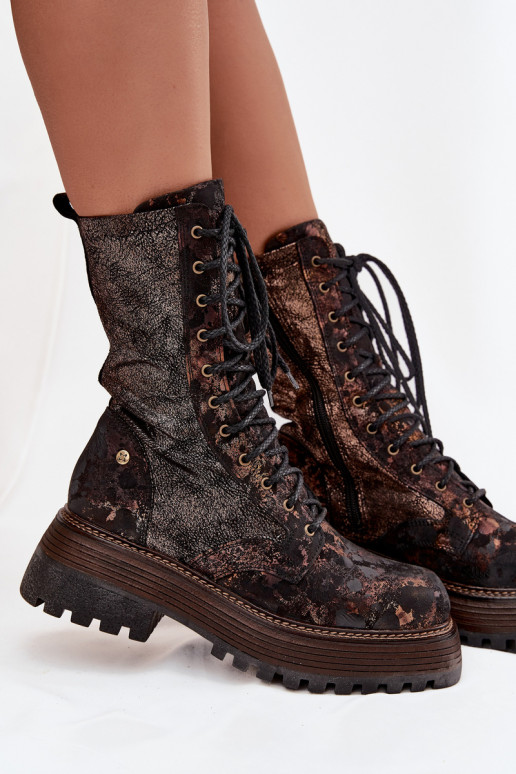 Botas femininas botas de montaria altas Tem que serciejka 06203-32 marrom-cor dourada Botas femininas botas de montaria altas Tem que serciejka 06203-32 marrom-cor dourada