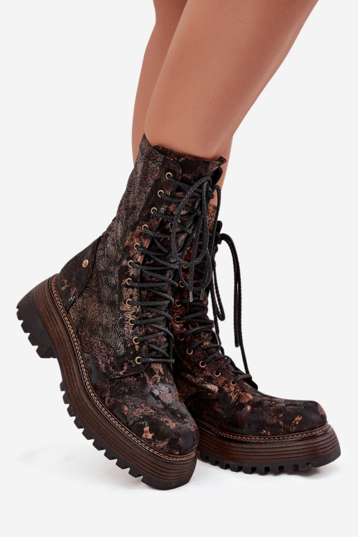 Botas femininas botas de montaria altas Tem que serciejka 06203-32 marrom-cor dourada Botas femininas botas de montaria altas Tem que serciejka 06203-32 marrom-cor dourada