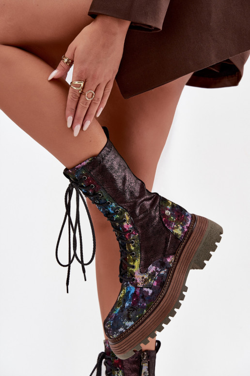 Botas femininas botas de montaria altas Tem que serciejka 06203-39 Cores diferentes