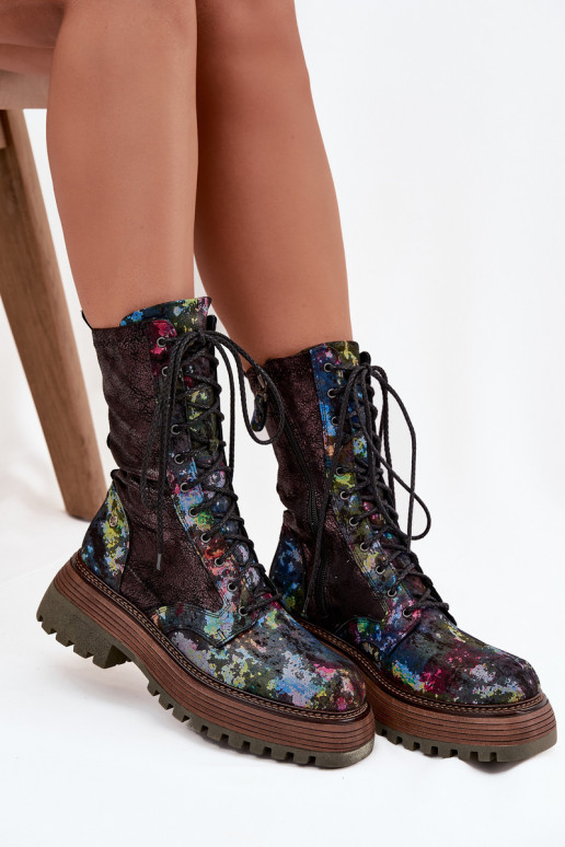 Botas femininas botas de montaria altas Tem que serciejka 06203-39 Cores diferentes