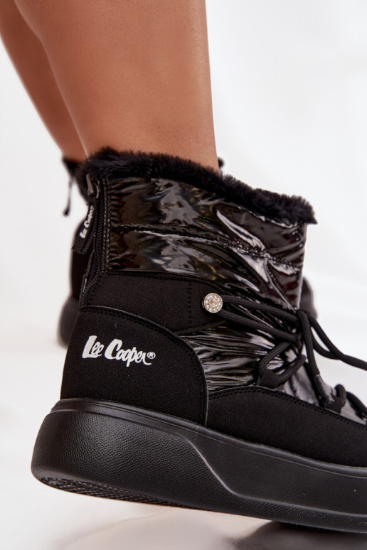 Botas de neve Feminino com uma plataforma Lee Cooper LCJ-25-03-3814 cor preta Botas de neve Feminino com uma plataforma Lee Cooper LCJ-25-03-3814 cor preta