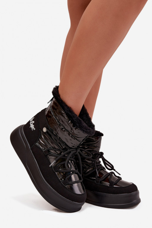 Botas de neve Feminino com uma plataforma Lee Cooper LCJ-25-03-3814 cor preta Botas de neve Feminino com uma plataforma Lee Cooper LCJ-25-03-3814 cor preta