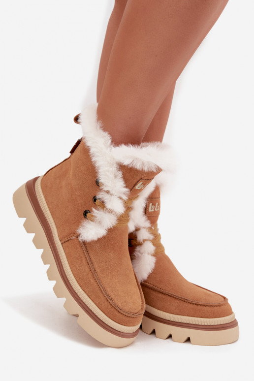 Botas de neve FemininoHabilitadoturalnego de camurçau Lee Cooper LCJ-25-01-3738 cor marrom Botas de neve FemininoHabilitadoturalnego de camurçau Lee Cooper LCJ-25-01-3738 cor marrom