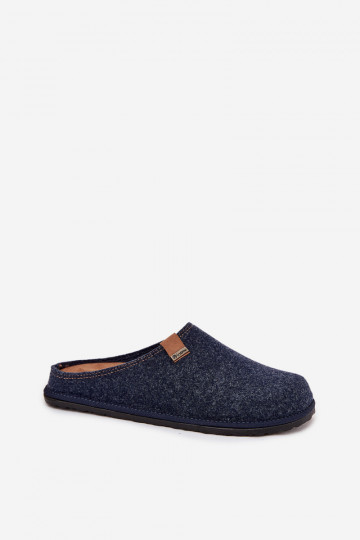 Chinelos masculinos preventivos Inblu SI000025, cor azul marinho