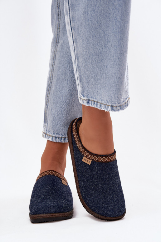 Chinelos FemininoHaftem Inblu NL000009 azul escuro