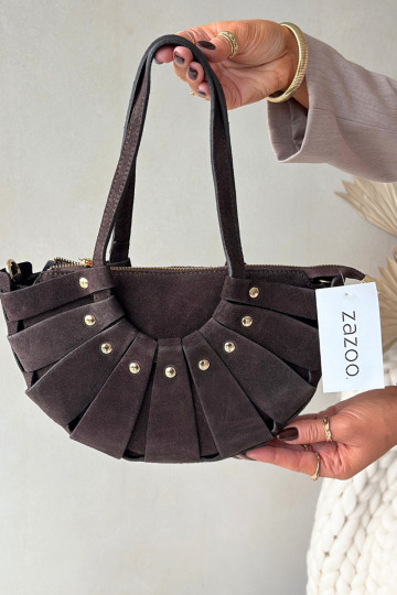 Bolsa de camurça marrom Tai turirivane 2