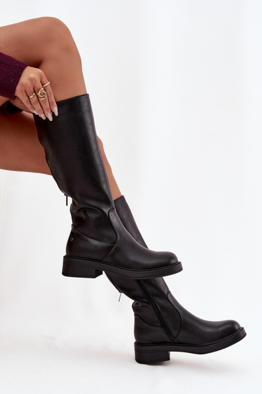 Pele Botas quentes Tem que serciejka A7164-01 cor preta Pele Botas quentes Tem que serciejka A7164-01 cor preta