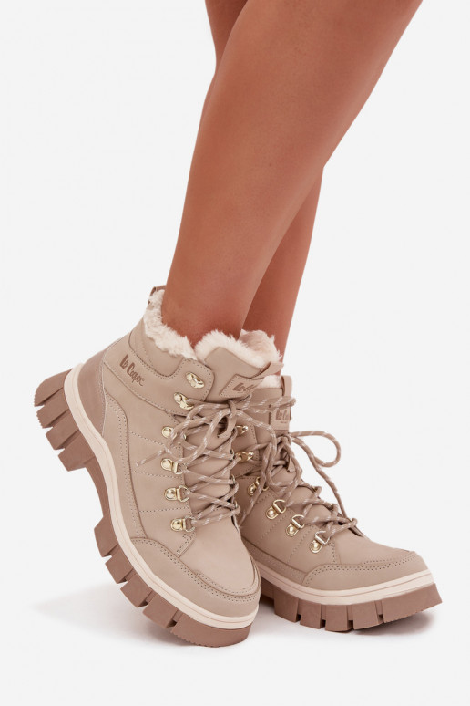 aquecimento sapato Feminino Lee Cooper LCJ-25-31-3910 bege