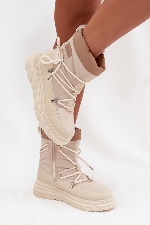 Botas de neve Feminino Casal o castelo Lee Cooper LCJ-25-44-3931 bege Botas de neve Feminino Casal o castelo Lee Cooper LCJ-25-44-3931 bege