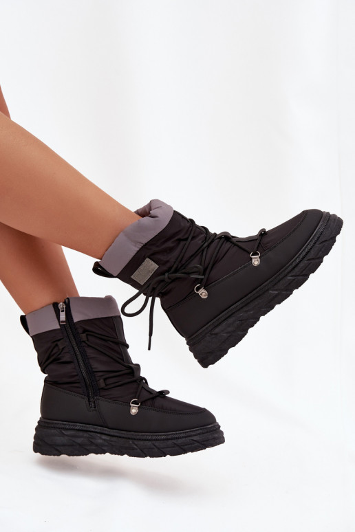 Botas de neve Feminino Casal o castelo Lee Cooper LCJ-25-44-3930 cor preta