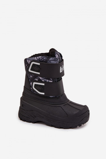 Bota infantil Lee Cooper LCJ-25-10-3781 cor preta para neve