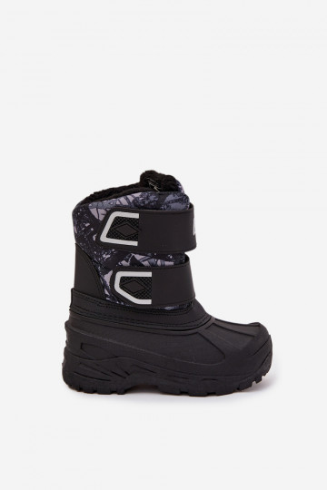 Bota infantil Lee Cooper LCJ-25-10-3781 cor preta para neve 2