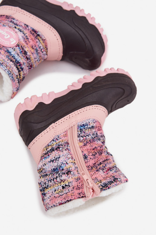 Botas de neve Infantil Infantil Casal o castelo Lee Cooper LCJ-25-10-3770 cor rosa