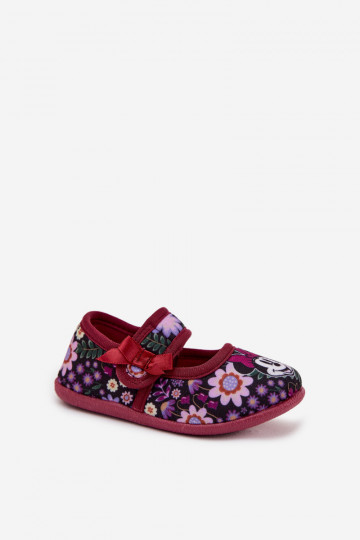 Chinelo feminino MINNIE MOUSE Nomi cor bordô