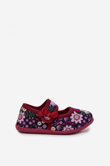 Chinelo feminino MINNIE MOUSE Nomi cor bordô 2