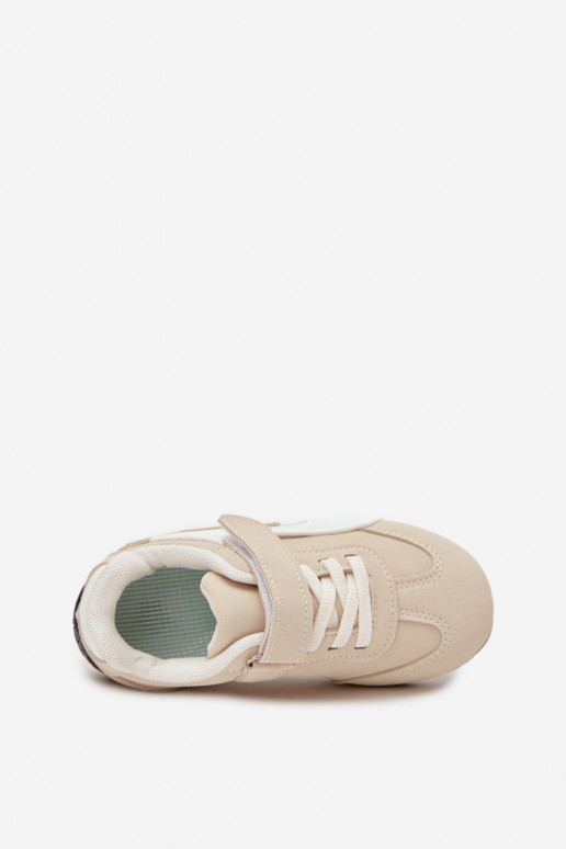 sapato Tênis infantiscom fecho adesivoem bege Perrin
