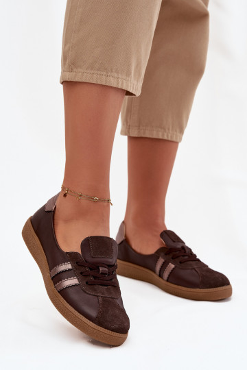 Botas femininas de couro camurçado, tipo barefoot, Zazoo N1341 na cor chocolate 2