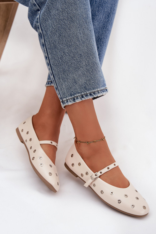 Bailarinas Feminino Ze cor pratami Elementami bege Tem que serrivon