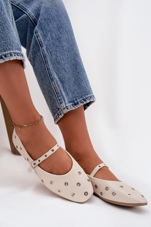 Bailarinas Feminino Ze cor pratami Elementami bege Tem que serrivon