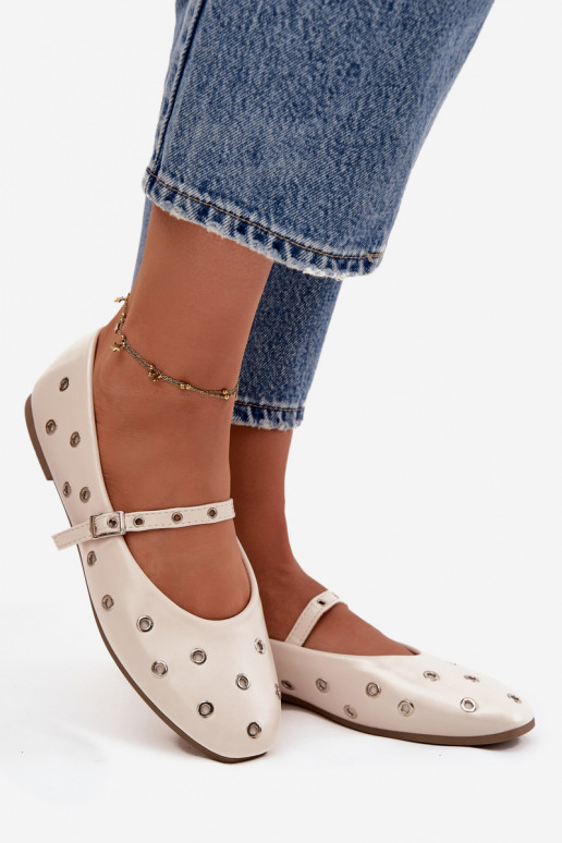 Bailarinas Feminino Ze cor pratami Elementami bege Tem que serrivon