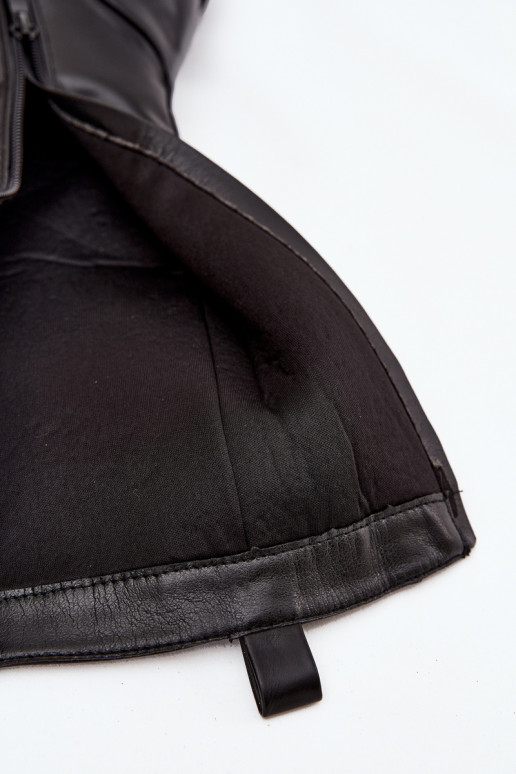 aquecimento com atacadores botas sapatos de flor de cerejeira Feminino cor preta Novissa