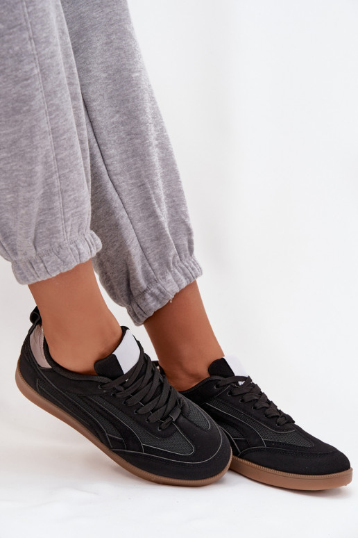 À modalo de tênis Feminino cor preta Hanelor