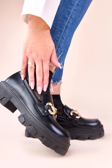 Mocassins pretos com...