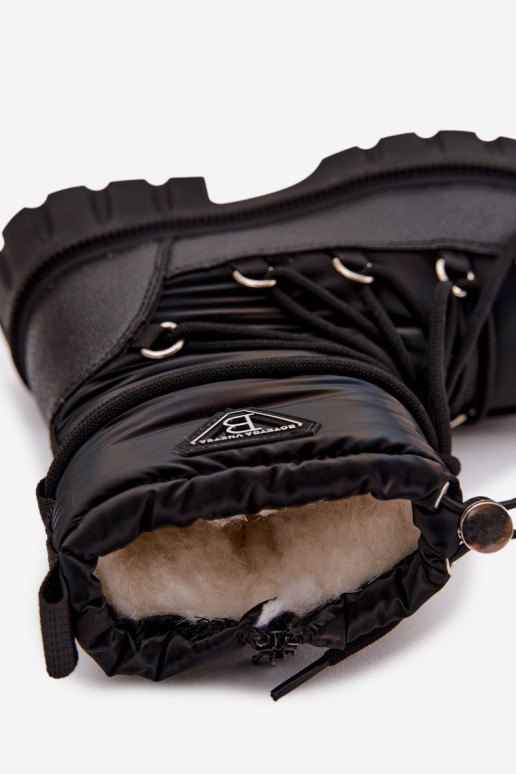 Botas de neve infantis cor preta Adelisse